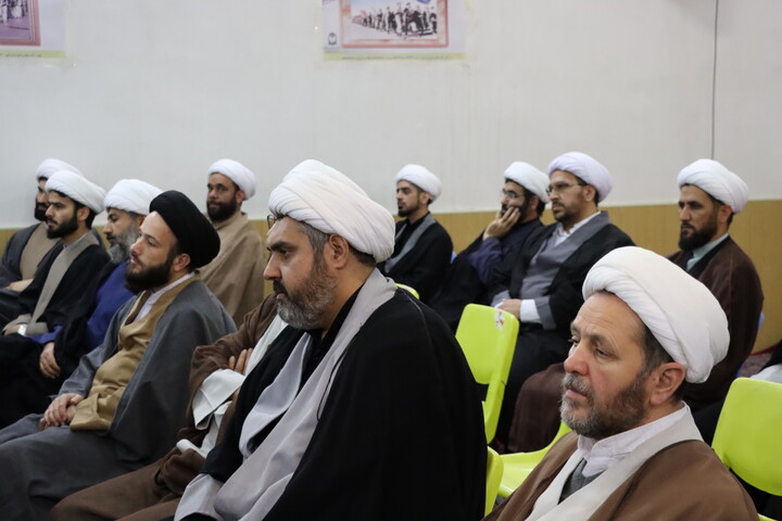 تصاویر/ مراسم تجلیل از اساتید حوزه علمیه اردبیل