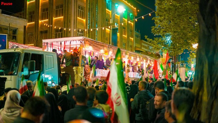 تصاویر / وداع با ۱۴ شهید گردان تخریب استان زنجان