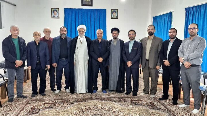 تصاویر/ دیدار ریاست جدید اداره گاز بهشهر با امام جمعه شهرستان