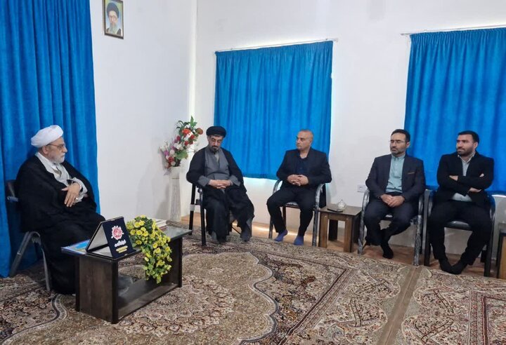 تصاویر/ دیدار ریاست جدید اداره گاز بهشهر با امام جمعه شهرستان