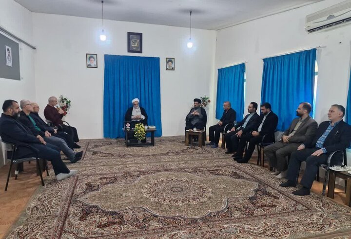 تصاویر/ دیدار ریاست جدید اداره گاز بهشهر با امام جمعه شهرستان