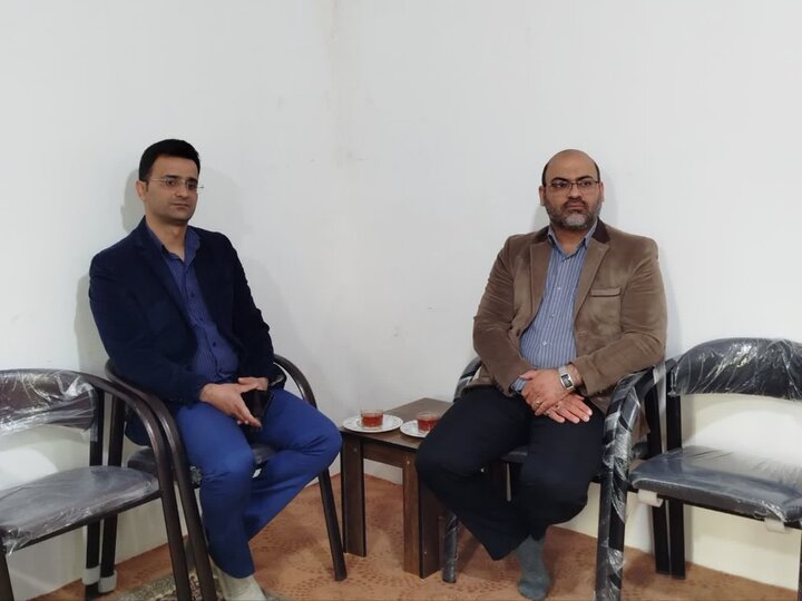 تصاویر/ دیدار  رئیس آموزش و پرورش بهشهر با امام جمعه شهرستان