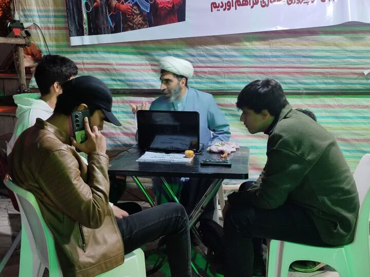 تصاویر/ فعالیت موکب فرهنگی مدرسه علمیه خاتم الانبیاء سنندج