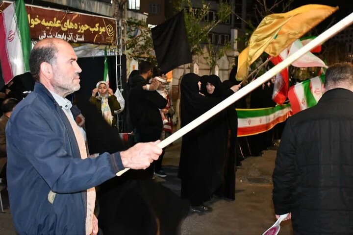 تصاویر / برگزاری موکب رهبر شهید به میزبانی مدرسه علمیه معصومیه تبریز