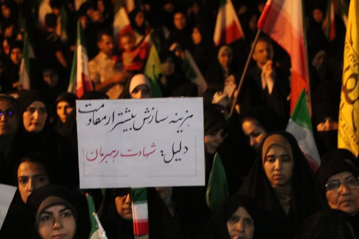 تصاویر/ شصت و پنجمین شب راهپیمایی مردمی در قرچک