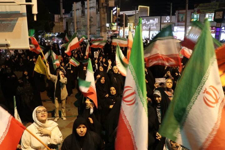 تصاویر/ شصت و پنجمین شب راهپیمایی مردمی در قرچک
