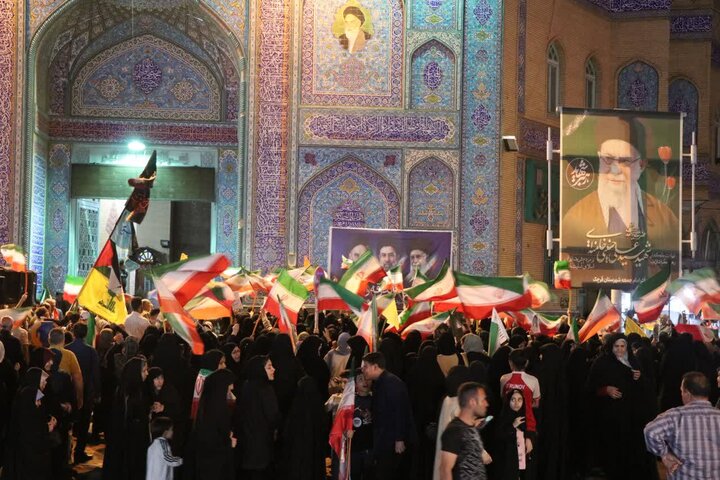 تصاویر/ شصت و پنجمین شب راهپیمایی مردمی در قرچک