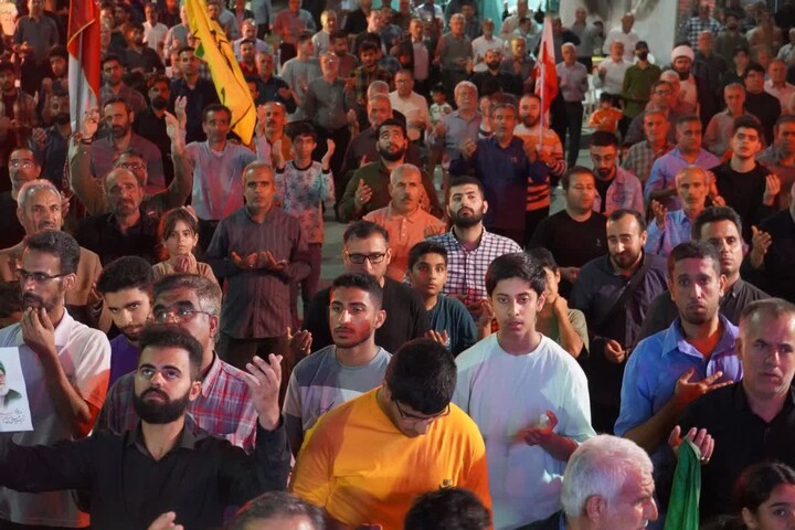 تصاویر/اجتماع پرشور مردم انقلابی شهرستان امیدیه با سخنرانی عضو مجلس خبرگان رهبری