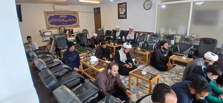 تصاویر/ نشست تبیینی طلاب مدرسه علمیه ولیعصر(عج)  آستارا