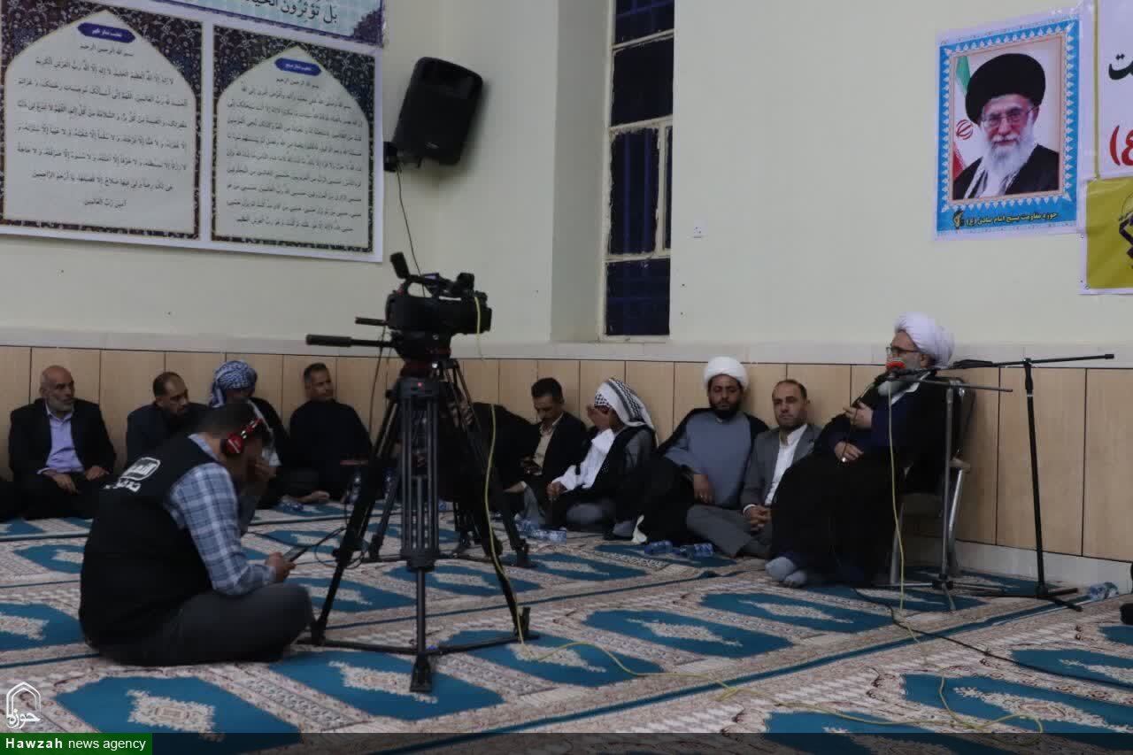 اجتماع اقشار مختلف مردم در روستای مرعی شهرستان دشت‌آزادگان