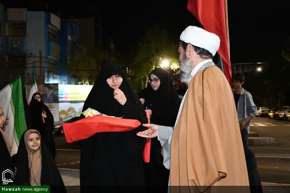 تصاویر/ برگزاری موکب رهبر شهید به میزبانی مدرسه علمیه معصومیه(س) تبریز