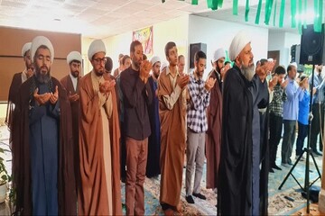 برگزاری مراسم استغاثه به امام زمان (عج) و روضه سیدالشهداء (ع) در سرپل ذهاب+عکس