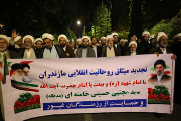 فیلم | روحانیون مازندرانی لیدر تجمعات شبانه
