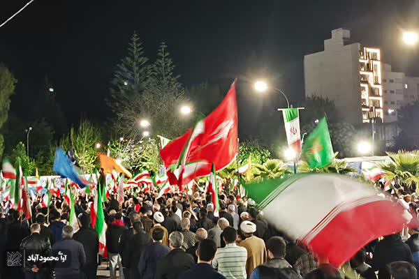 تصاویر/ محمودآباد و همچنان حضور حماسی