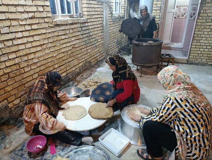 تصاویر/ بانوان دیلمی پشتیبان جبهه و رزمندگان