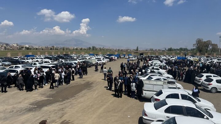 تصاویر/ اعزام اولین کاروان زیارتی حج تمتع از پایانه بین‌المللی شهید درستی خوی