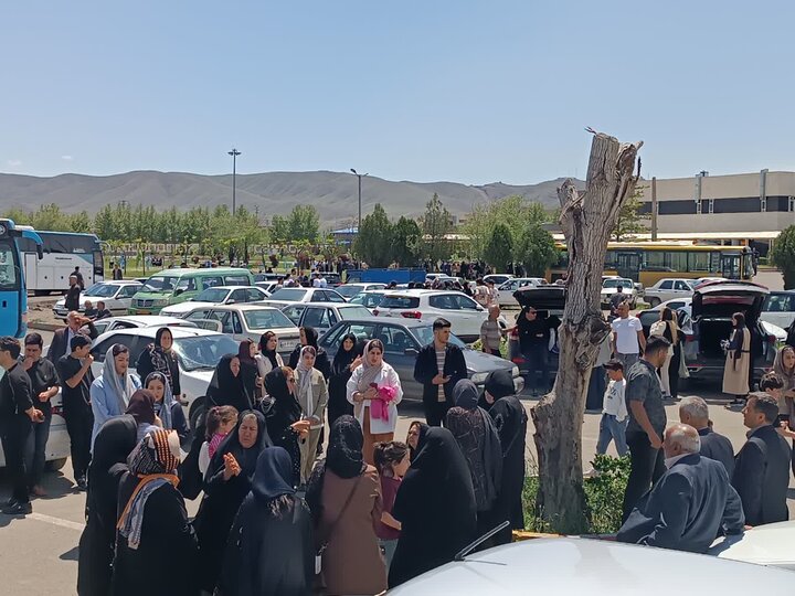 تصاویر/ اعزام اولین کاروان زیارتی حج تمتع از پایانه بین‌المللی شهید درستی خوی