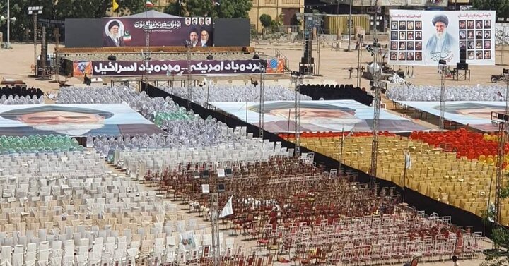 شہید امام خامنہ ای کی یاد میں کراچی میں عظیم الشان اجتماع