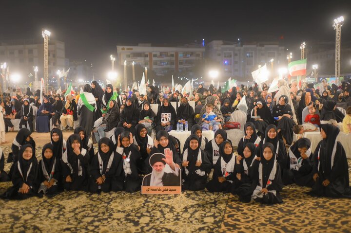 شہید امام خامنہ ای کی یاد میں کراچی میں عظیم الشان اجتماع