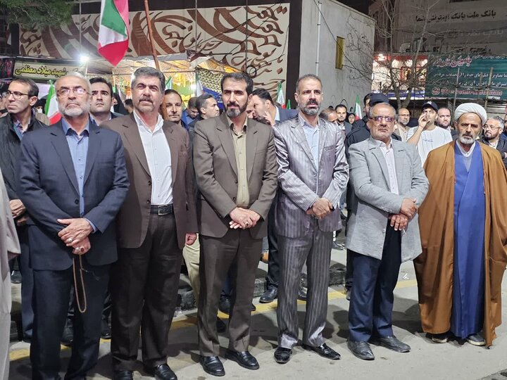 تصاویر/ قاب‌هایی از ایستادگی و همدلی؛ تجلی عشق به وطن و عهد با ولایت در دیار سنندج