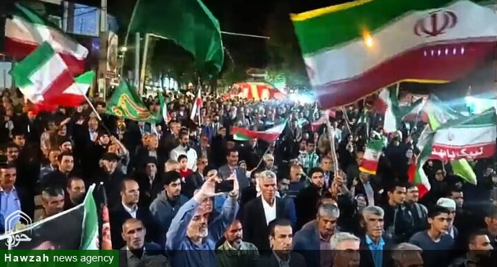 فیلم | طنین شعار الله‌اکبر فامنینی‌ها در راهپیمایی اقتدار