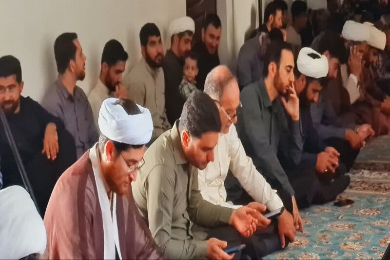 برگزاری مراسم استغاثه به امام زمان (عج) و روضه سیدالشهداء (ع) در سرپل ذهاب+عکس
