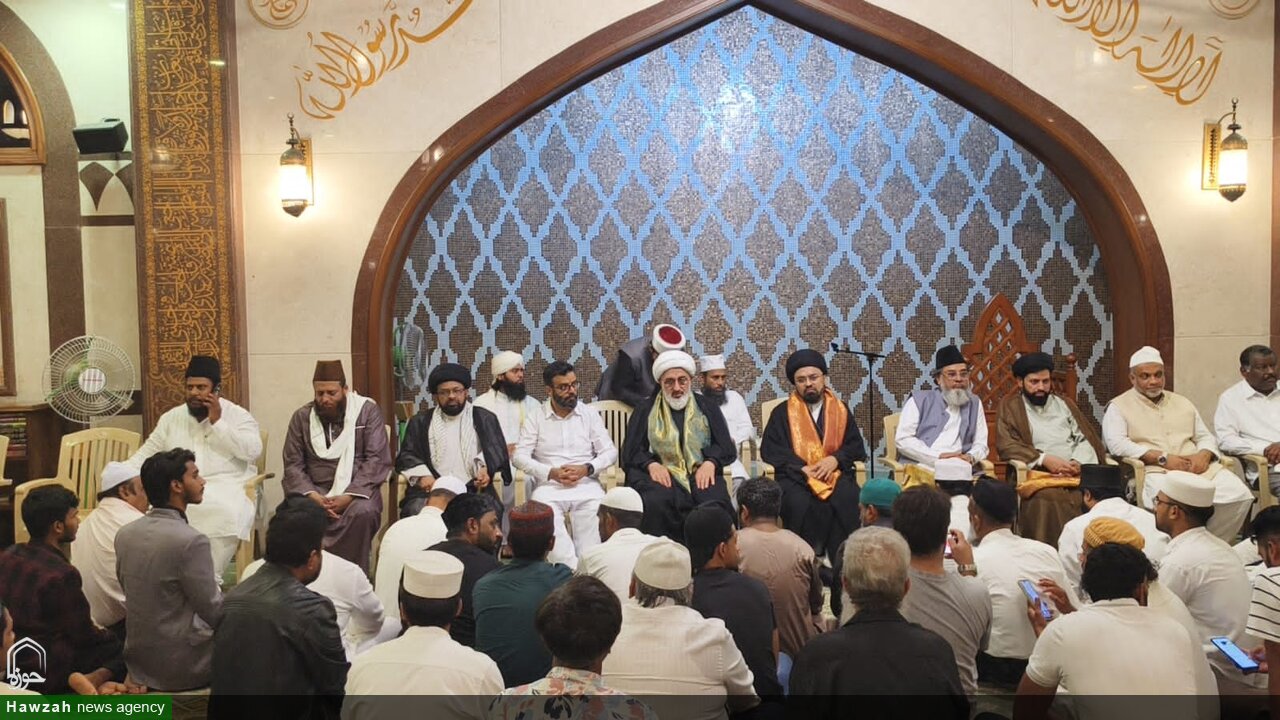 بنگلور میں نمائندۂ ولی فقیہ ہند کا دورہ؛ شیعہ-سنی اتحاد پر زور، فلسطین کی حمایت کو اسلامی فریضہ قرار