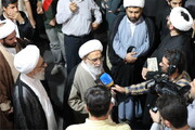 تصاویر/ آیت اللہ شب زندہ دار کا قم المقدسہ میں عوامی اجتماعات اور موکبوں کا دورہ