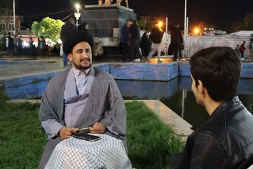 تصاویر/ شصت و پنجمین شب فعالیت موکب فرهنگی، تبیینی مدرسه علمیه امام خمینی(ره) ارومیه