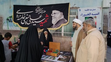 تصاویر/ بازدید امام جمعه خیرآباد از موکب مدرسه علمیه انسیه الحورا