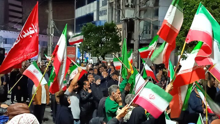 تصاویر/ خروش لشگر صاحب الزمانی (عج) شهرستان چالوس در چهاردهم اردیبهشت
