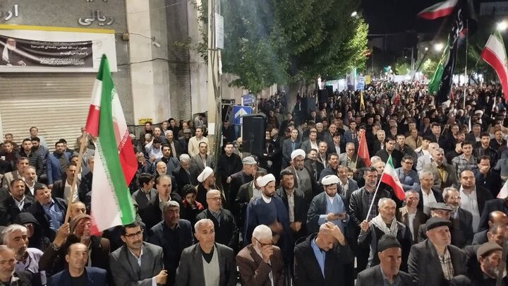 تصاویر/ تجدید بیعت با رهبر شهید انقلاب در شصت و پنجمین شب حضور مردمی شهرستان میاندوآب