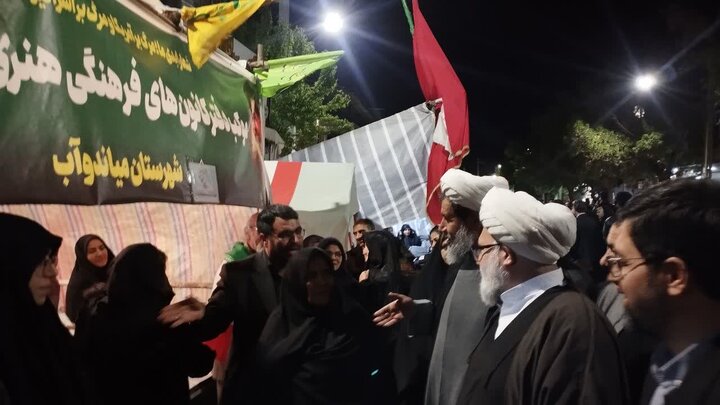 تصاویر/ تجدید بیعت با رهبر شهید انقلاب در شصت و پنجمین شب حضور مردمی شهرستان میاندوآب