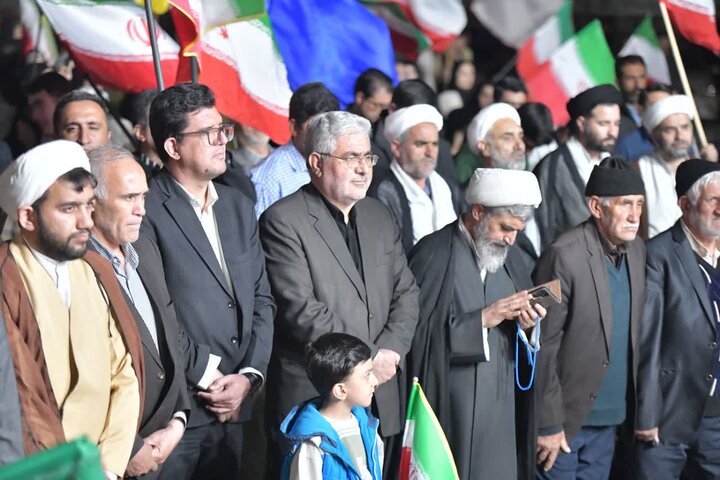 تصاویر/ خونخواهی رهبر شهید انقلاب؛ محور شصت و پنجمین اجتماع پرشور مردم شهرستان شوط