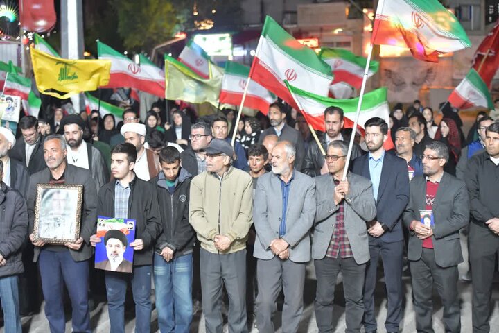 تصاویر/ خونخواهی رهبر شهید انقلاب؛ محور شصت و پنجمین اجتماع پرشور مردم شهرستان شوط