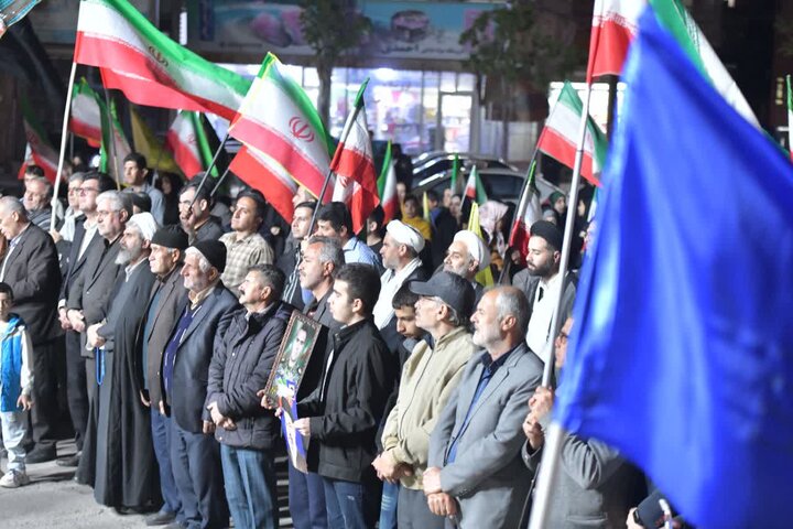تصاویر/ خونخواهی رهبر شهید انقلاب؛ محور شصت و پنجمین اجتماع پرشور مردم شهرستان شوط