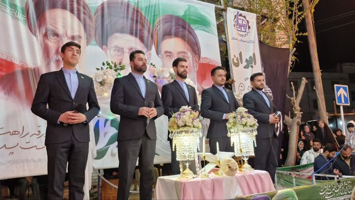 تصاویر / برگزاری مراسم عقد زوج درگزینی در تجمعات شبانه
