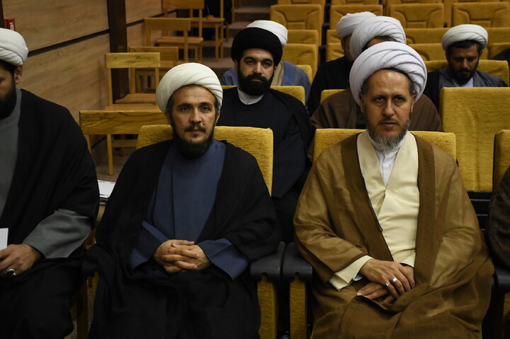 تصاویر/ آیین تجلیل از اساتید مدارس علمیه آذربایجان غربی