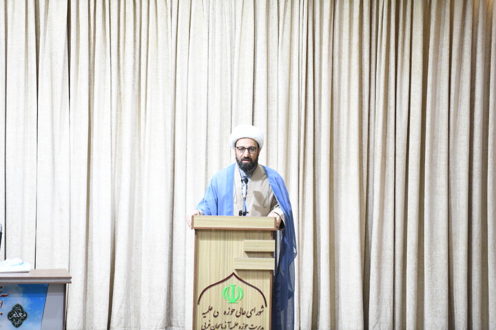 تصاویر/ آیین تجلیل از اساتید مدارس علمیه آذربایجان غربی