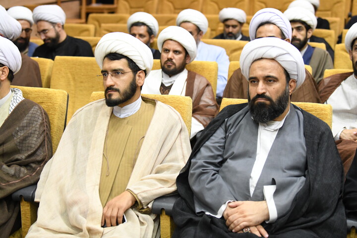 تصاویر/ آیین تجلیل از اساتید مدارس علمیه آذربایجان غربی