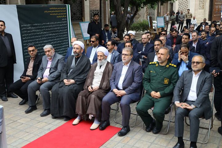 تصاویر/ بازدید نماینده ولی فقیه از نمایشگاه تبیینی «سربازان صهیون»