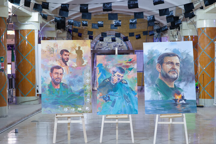 تصاویر/  کارگاه نقاشی شهید تنگسیری