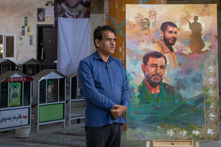 تصاویر/  کارگاه نقاشی شهید تنگسیری