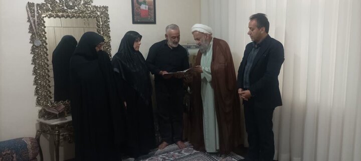 تصاویر/ دیدار امام جمعه بابل از خانواده شهدای اقتدار ملی
