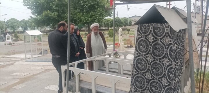 تصاویر/ دیدار امام جمعه بابل از خانواده شهدای اقتدار ملی