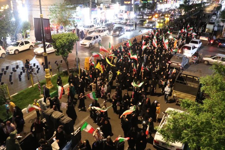 تصاویر/ شصت و هفتمین شب اجتماع مردم انقلابی قرچک