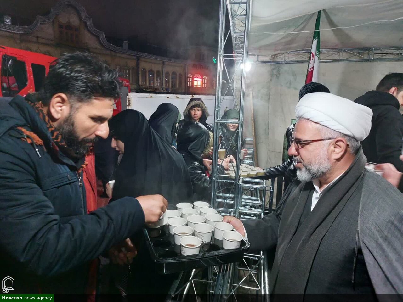 تصاویر / برپایی موکب الحسین شهدای انتظامی استان همدان