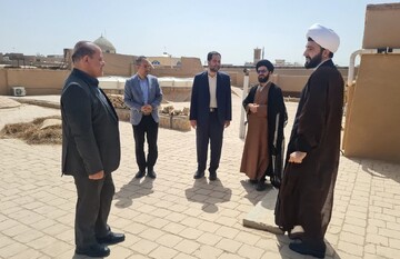 تصاویر/ بازدید معاونین صدا و سیمای مرکز استان یزد از  مدارس علمیه خان، امام خمینی (ره) و مجتمع رسانه و فضای مجازی حوزه یزد