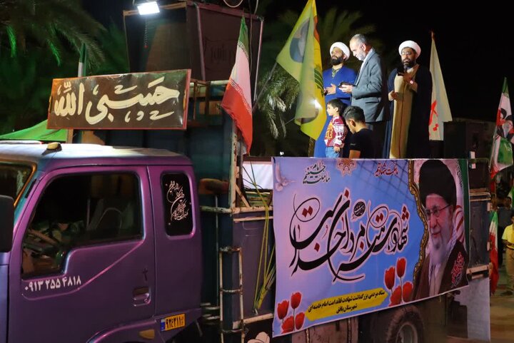 تصاویر/ تجلی عشق و بصیرت مردم انقلابی شهرستان بافق در شصت‌ و  ششمین شب