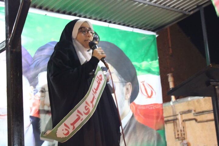 تصاویر/ مطالبه انتقام خون رهبر انقلاب و بیعت با رهبری؛ شعار محوری شصت و ششمین تجمع مردمی در باروق